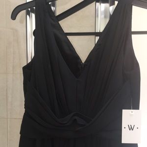 Black, formal dress